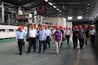 2018年9月12日，全國政協常委、提案委員會副主任郭庚茂、支樹平率領調研組蒞臨公司開展調研